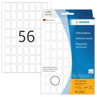 Herma Movables Etiketten 10603 weiß 12,0 x 18,0 mm,