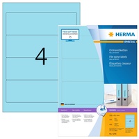 Herma 400 HERMA Ordneretiketten 4298 blau