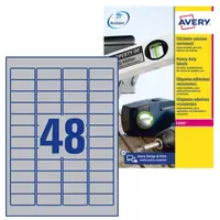 Avery Zweckform Typenschildetiketten L6009-8 Silber 45,7 x 21,2 mm