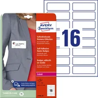 Avery Zweckform Namensetiketten L4783-20 weiß 88,9 x 31,0 mm