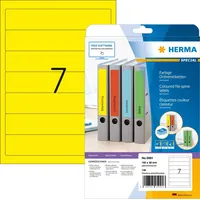 Herma Ordneretiketten 5091 gelb