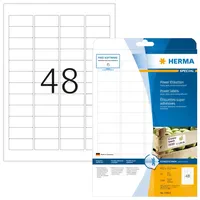 Herma Universaletiketten 10902 Weiß 45,7 x 21,2 mm 25
