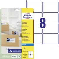 Avery Zweckform Adressetiketten J8165-25 Weiß 99,1 x 67,7 mm