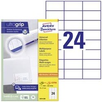 Avery Zweckform Etiketten 3475-200 weiß 70,0 x 36,0 mm
