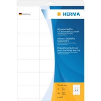 Herma Adressetiketten 4441 weiß 70,0 x 42,0 mm