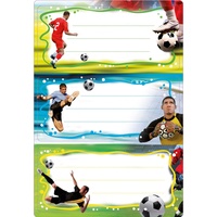 Herma Schuletiketten Fussball, 6 Etiketten