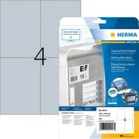 Herma Typenschild-Etiketten 4216 silber 105 x 148 mm 25