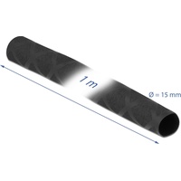 DeLock Schrumpfschlauch X-Muster rutschfest 1 m x 15 mm