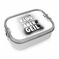 Design@home Lunchbox Klug wars nicht aus Edelstahl