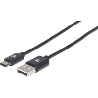 Manhattan USB-Kabel USB 2.0 USB-A Stecker, USB-C® Stecker 2.00