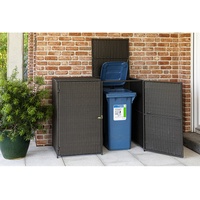 Merxx Mülltonnenbox für 2 Tonnen 132 x 64,5 x