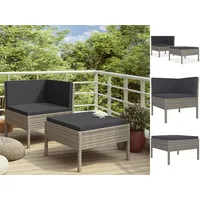 VidaXL Garten-Lounge-Set 2-tlg.grau 310208