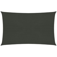 VidaXL Sonnensegel 160 g/m2 Anthrazit 2,5x4 m HDPE