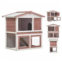 VidaXL Kleintierkäfig Kaninchenstall 60 x 60 x 98 cm