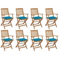 VidaXL Gartenstuhl klappbar 46,5 x 46,5 x 91 cm