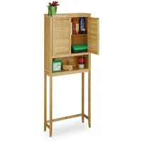 Relaxdays Lamell Waschmaschinenschrank 176 x 70 x 22,5 cm