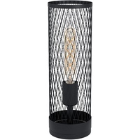 EGLO Redcliffe, Tischleuchte industrial, Nachttischlampe Wohnzimmerlampe Lampe mit Schalter,