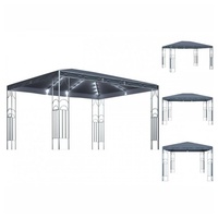 VidaXL Pavillon mit LED-Lichterkette 400x300 cm Anthrazit
