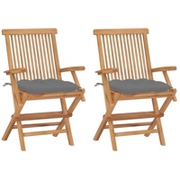 VidaXL Gartenstuhl 60 x 113,5 x 20,7 cm braun