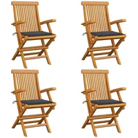 VidaXL Gartenstuhl 60 x 113,5 x 20,7 cm braun