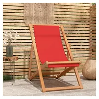 VidaXL Strandstuhl 56 x 105 x 96 cm teak/rot