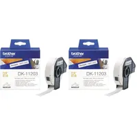 Brother CD/DVD-Etiketten DK11203 Weiß 17,0 x 87,0 mm 300