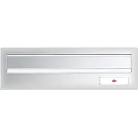 RENZ Frontplatte kombinierbar, eckig, 300 x 110 mm, Aluminium