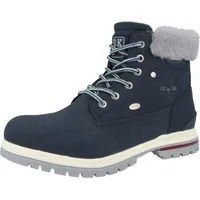 Dockers by Gerli Kinderschuhe Mädchen Schnürstiefel Stiefel Blau Freizeit,