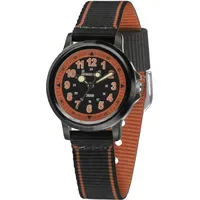 JACQUES FAREL KSB 0564 0 mm Stoffgehäuse schwarz Stoffarmband