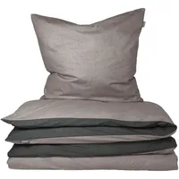 SCHIESSER Doubleface Renforcé silber/schwarz 135 x 200 cm +