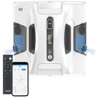 Sichler Exclusive Fensterroboter: HOBOT-2S Profi-Fensterputz-Roboter; Dual-Sprüher; Sprachausgabe; App (Fensterwischroboter,
