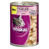 Whiskas Adult mit Lachs in Gelee 12 x 400
