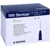 1001 Artikel Medical Spritzen, Kanülen Luer-Lok 0,60x25 mm 100