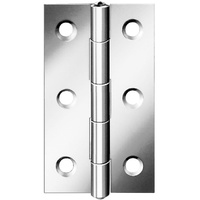 Vormann Tür-Scharnier schmal,B34xH60mm gerollt Edelstahl,rostfrei