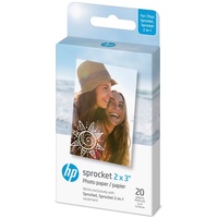HP Sprocket Fotopapier 20 Einheiten - White