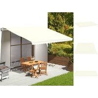 VidaXL Markisenbespannung Creme 5x3,5 m