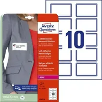 Avery Zweckform Namensetiketten L4787-20 Blau/Weiß 80 x 50 mm