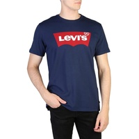 Levi's Standard Housemarked Kurzarm-T-Shirt Dress Blues / Red L