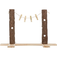 Trixie 61198 Futterbaum Duo, Kaninchen, Rindenholz, 839 g