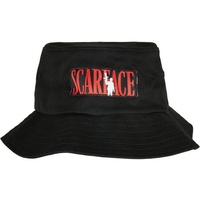 MERCHCODE Scarface Logo Bucket Hat in Schwarz, Größe ONE