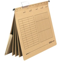 Herlitz Mehrfachhängehefter, A4, 230g/m2, kfm.Heftung, 5 Stück,