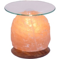 Himalaya Salt Dreams Salzkristall Aromalampe »Natur«, mit Holzsockel, Höhe