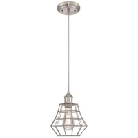 Westinghouse Pendelleuchte Nathan Nickel gebürstet mit 1 Lampe