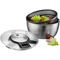 GEFU Salatschleuder Speedwing Edelstahl Ø 27 cm 5 Liter