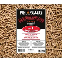 PINI Pellets 15 kg Hartholz