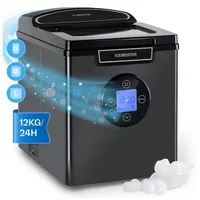 Klarstein Icemeister 2G Eiswürfelmaschine 12 kg/24h Edelstahl