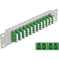 DeLock 10? LWL Patchpanel 12 Port LC Quad grün