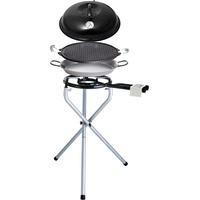 Paella World Portables Set 1 mit Brenner, Paella-Pfanne, Grillplatte