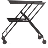 Alessi Plico Servierwagen, schwarz