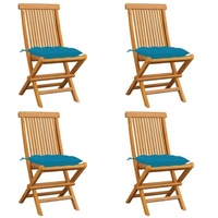 VidaXL Gartenstuhl 50 x 114,2 x 34,5 cm blau